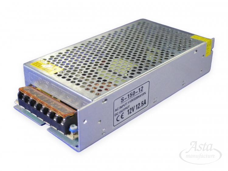 Блок питания для светодиодной ленты 150 W, 12 V