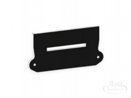 Заглушка торцевая Flexy LINE SLIM 30 (ПФ-7321), ПММА, черная