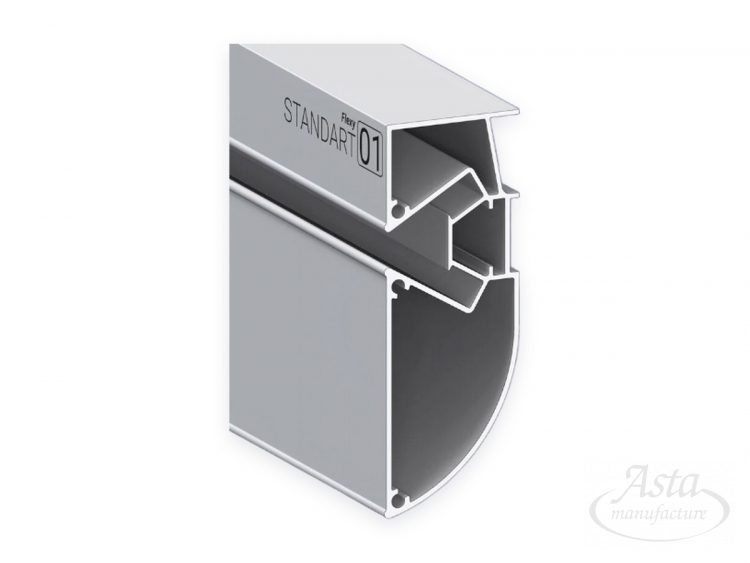 Профиль Flexy STANDART 01 (ПФ-6956) двухуровневый, без подсветки (2м)