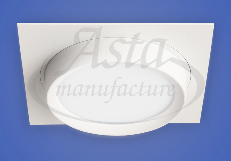 Светильник EKS ART INFINITY GX53 встраиваемый, белый